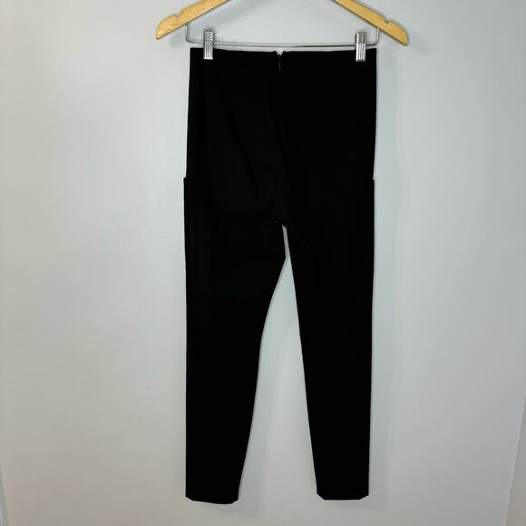 Athleta Wander Slim Ankle pants side pockets Black Stretch Crepe Women's 2 - Picture 8 of 10